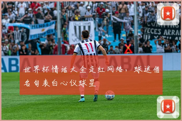 世界杯情话大全走红网络,球迷借名句表白心仪球星